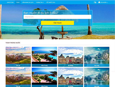 Thiết kế Website du lịch tại Hải Phòng