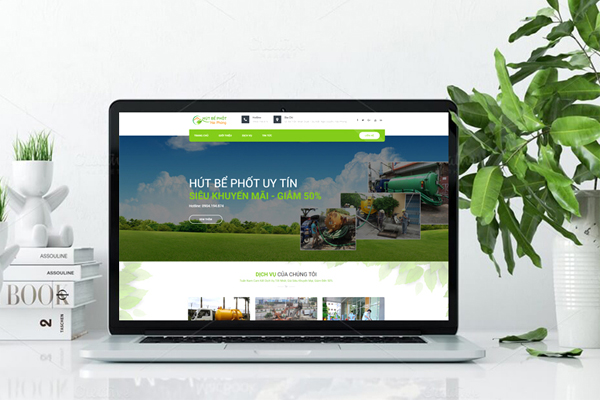 Thiết kế website dịch vụ thông hút bể phốt tại Hải Phòng